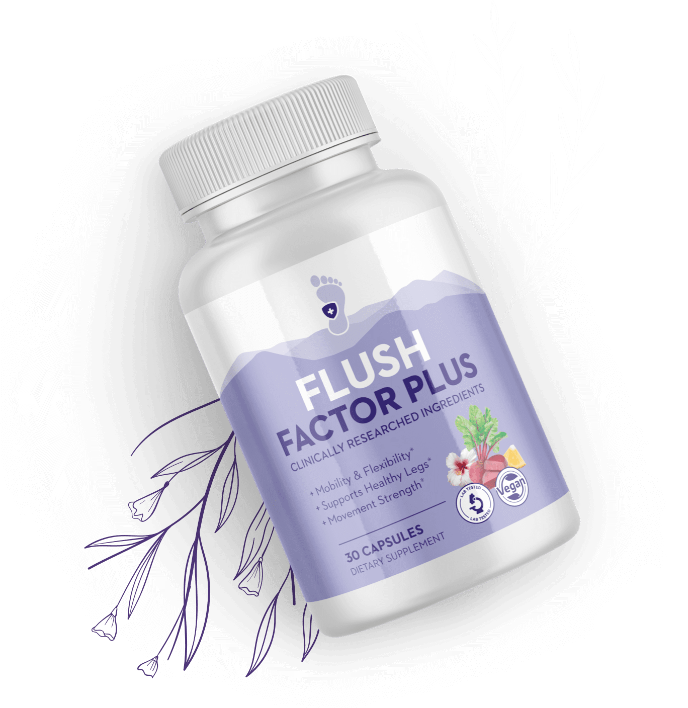 Flush Factor Plus 1bottle with stem design